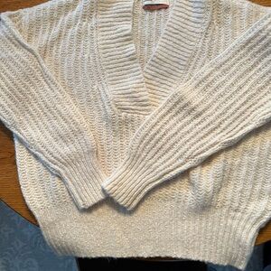 Anthropologie Pilcro NWT VNeck Oversized Sweater size L